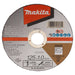 METAL CUTTING DISC 125X1X22.23 MAKITA NEMESIS - Дискове за ъглошлайфи<<<Консумативи за електроинструменти<<<Инструменти