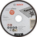 METAL CUTTING DISC INOX STANDART BOSCH 125x1.6x22.23 - Дискове за ъглошлайфи<<<Консумативи за