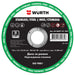 METAL CUTTING DISC INOX WURTH 125x1x22.23 - Дискове за ъглошлайфи<<<Консумативи за електроинструменти<<<Инструменти и