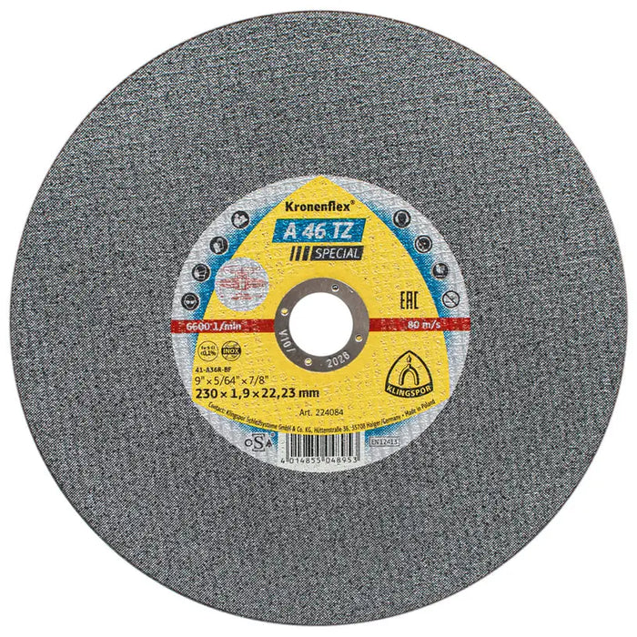 METAL CUTTING DISC KLINGSPOR 230X1.9x22.23 - Дискове за ъглошлайфи<<<Консумативи за електроинструменти<<<Инструменти и