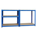 METAL SHELF KOVONA FUTUR 180X100X50 CM. - Стелажи<<<Стелажи<<<Мебели и