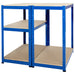 METAL SHELF KOVONA FUTUR 180X100X50 CM. - Стелажи<<<Стелажи<<<Мебели и