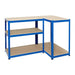METAL SHELF KOVONA FUTUR PLUS 180X120X45 CM. - Стелажи<<<Стелажи<<<Мебели и