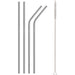 METAL STRAWS 4PCS WITH BRUSH LT7052 LAMART - Аксесоари за сервиране и прибори за хранене<<<Домашни