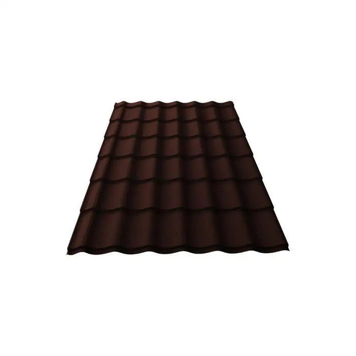 METAL TILES WETTERBEST CLASSIC BROWN 120X224 CM - Метални керемиди<<<Материали за покриви<<<Строителни