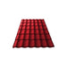 METAL TILES WETTERBEST CLASSIC RED 120x119 CM - Метални керемиди<<<Материали за покриви<<<Строителни