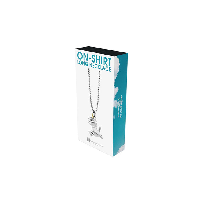 METALMORPHOSE ON-SHIRT UNICORN NECKLACE