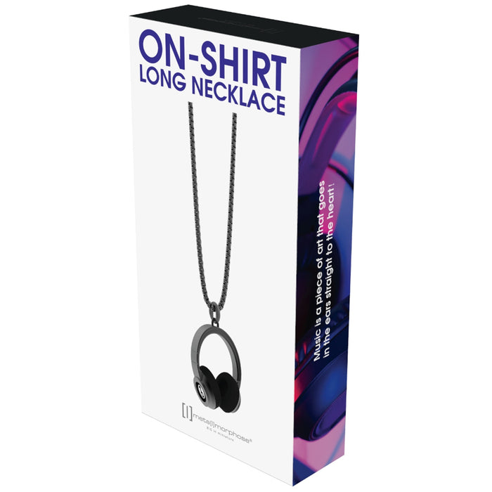 METALMORPHOSE ON-SHIRT HEADPHONE NECKLACE