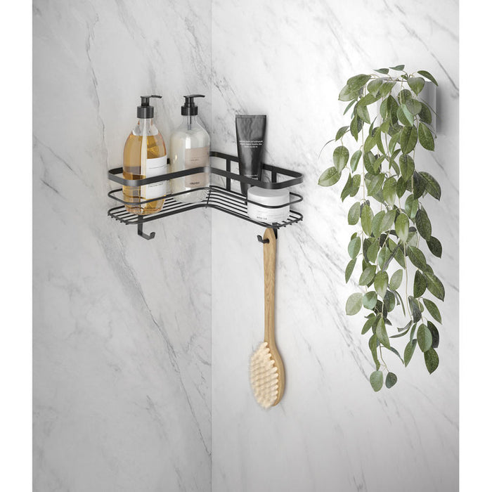 CORNER BATHROOM SHELF METALTEX U-FIX LAVA