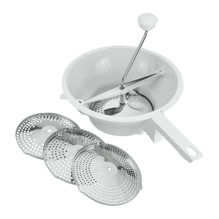 TOMATO GRINDER WITH 3 DISCS SPRING METALTEX