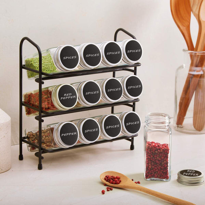 3-LEVEL SHAKE METALTEX CONDIMENT SET