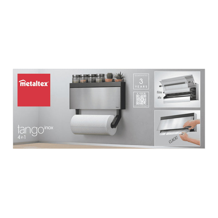 MULTIFUNCTIONAL DISPENSER 4 IN 1 TANGO INOX METALTEX