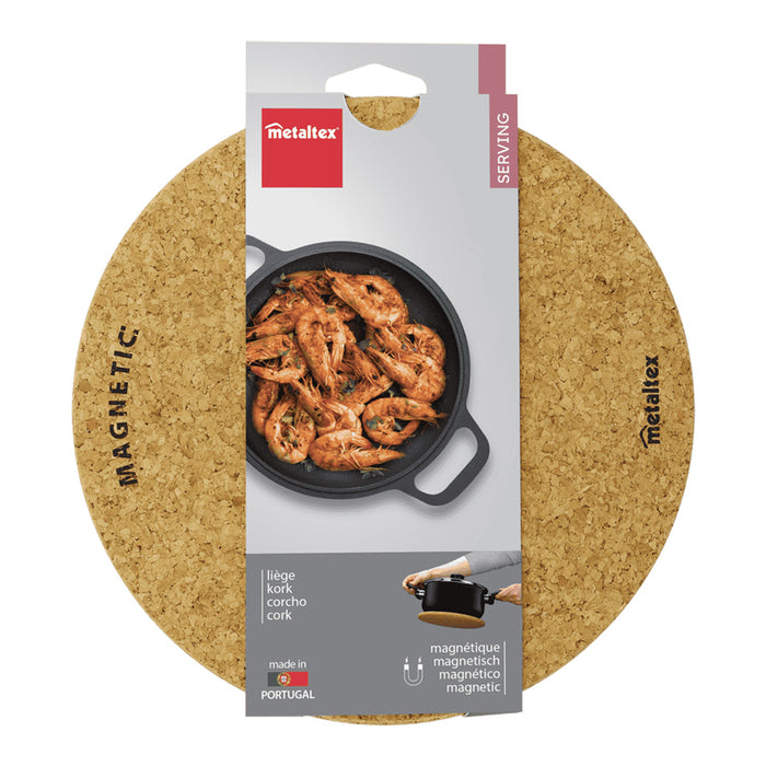 CORK DISH HOLDER WITH MAGNET 2 PCS METALTEX MAGNETIC