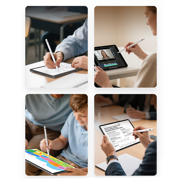 Metapen Pencil A8 for iPad - White