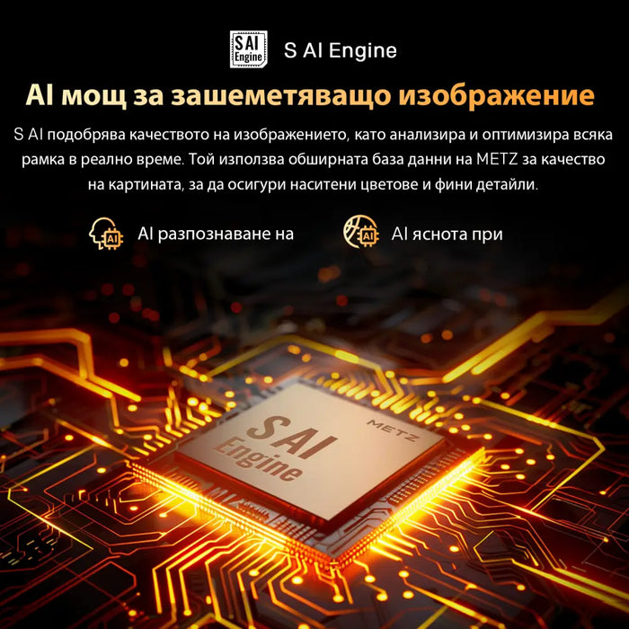 METZ TV 65’’ 65MQF7500Z QLED+ 4K Google TV 120Hz - Телевизори<<<TV Видео и аксесоари<<<ValiAPI&&&Телевизори<<<TV Аудио