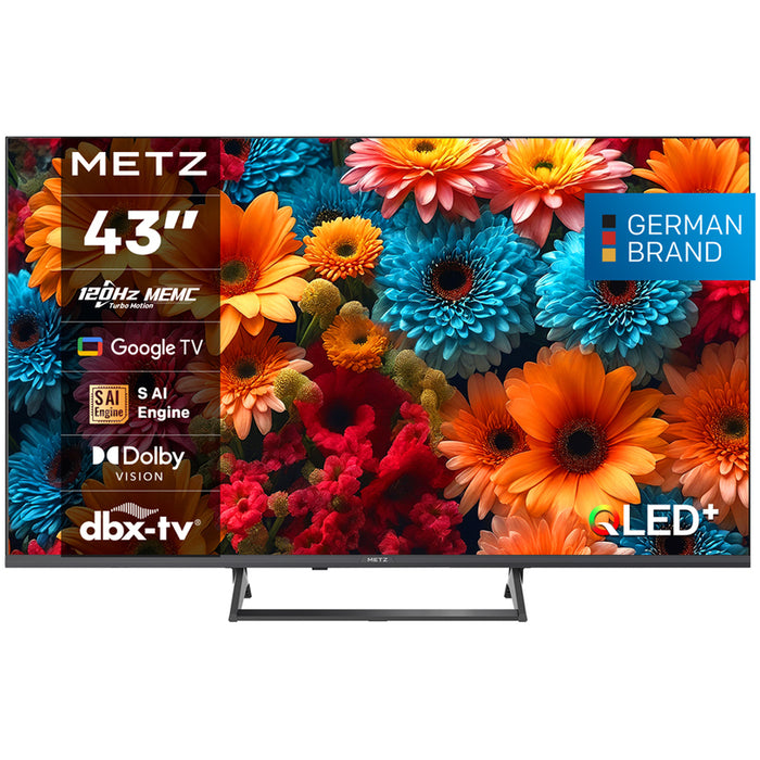 TV METZ 43MQF7500Z 4K Ultra HD QLED SMART TV, GOOGLE TV, 43.0 ", 108.0 cm
