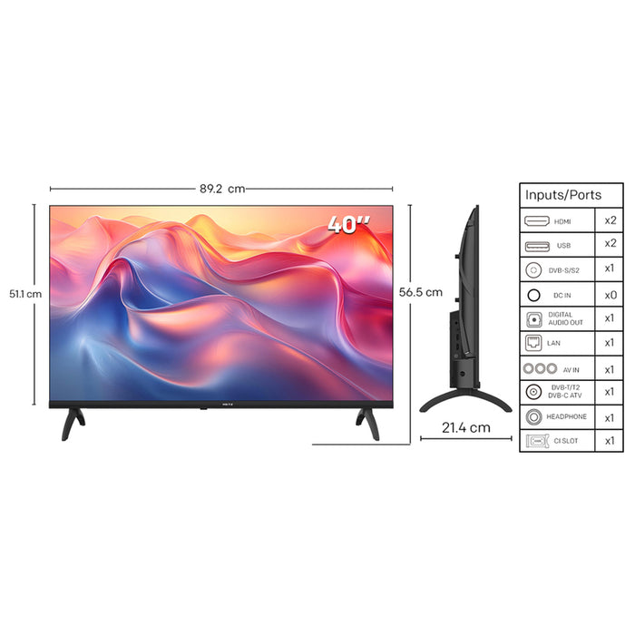 TV METZ 40MTF6000Z SMART TV, GOOGLE TV, 40.0 ", 100.0 cm