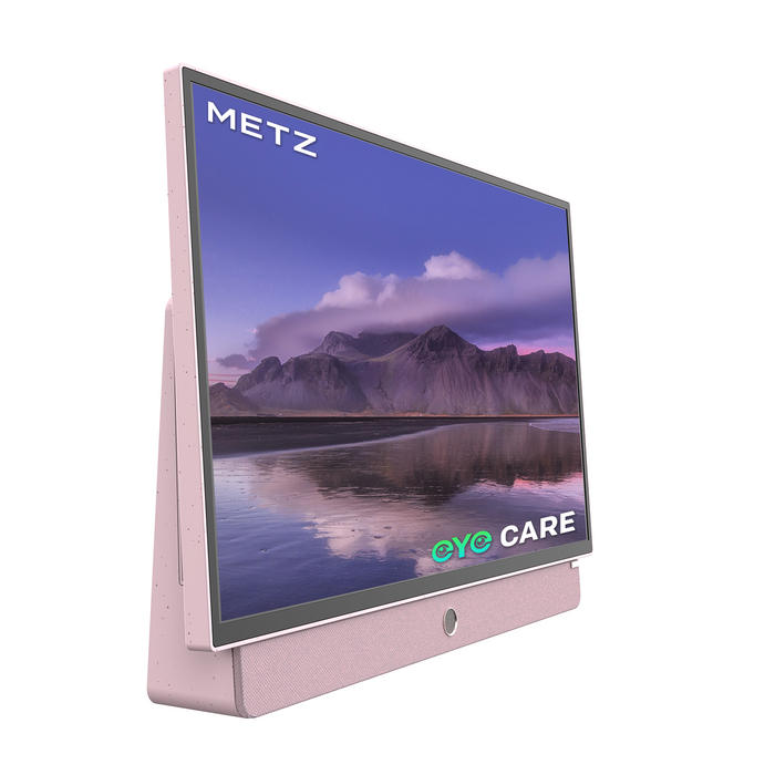 METZ Portable TV 24MPE7300Z 24" LED FHD(1920x1080) GoogleTV, HDR10, pink