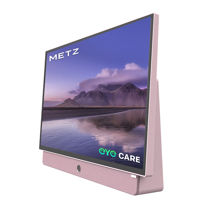 METZ Portable TV 24MPE7300Z 24" LED FHD(1920x1080) GoogleTV, HDR10, pink
