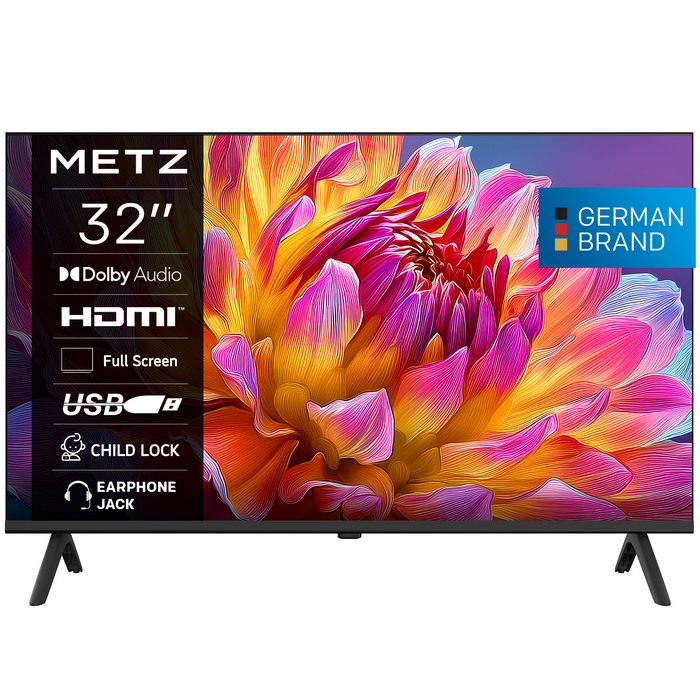 METZ TV 32" DLED HD Ready 1366x768, 2x8W
