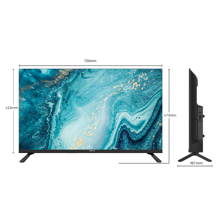 METZ TV 40MTE2000Z 40" LED TV, HD, black