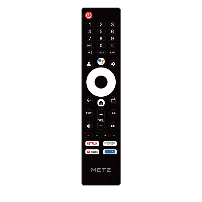 METZ TV 43" 43MQF7500Z UHD 4K QLED SMART TV, Google TV, Class G