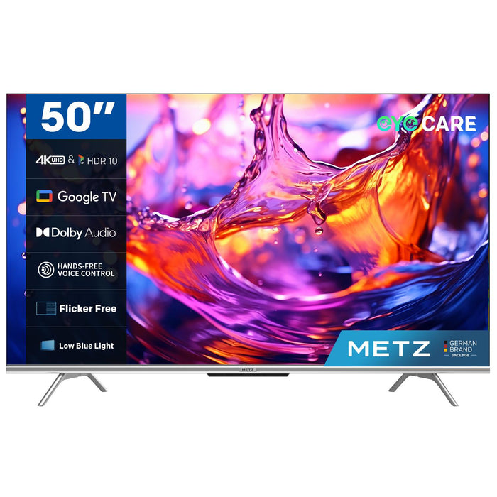 TV METZ 50MUD7000Z, 50" (126 cm), LED Smart TV, Google TV, UHD, Black