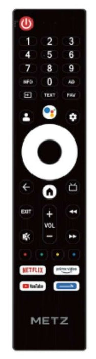 METZ TV 65" UHD LED SMART TV, 4K, Google TV, Frameless