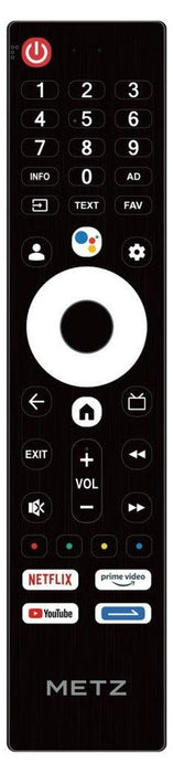 METZ TV 55" UHD LED SMART TV, 4K, Google TV, Frameless, 2x10W