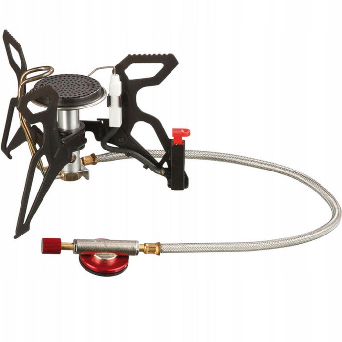 Tourist stove with gas heater and piezo igniter SPIDER PRO 3kW