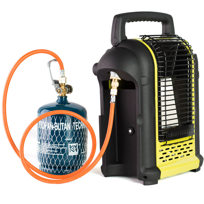Reduction connection to a tourist gas cylinder G 3/8" L - 7/16" hose 1.5 m