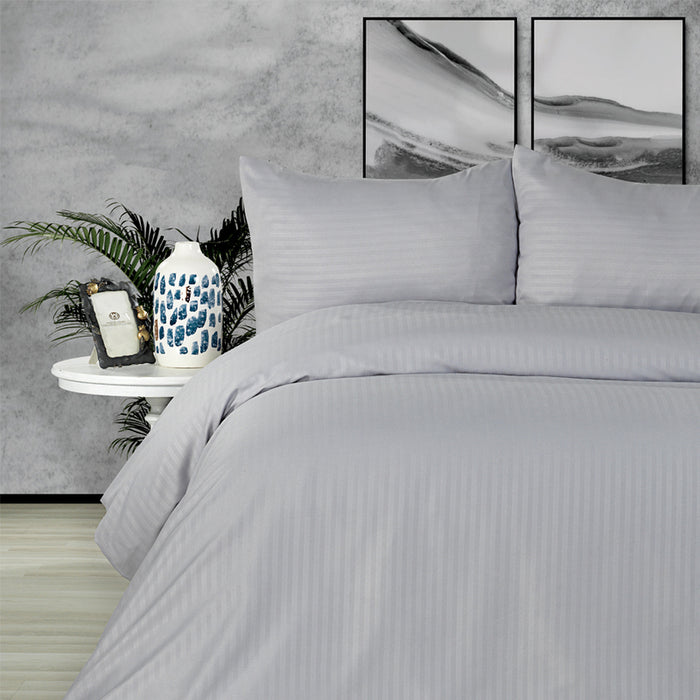 DOUBLE BEDROOM SET 4 PIECES MIABELLA HOME GRAY