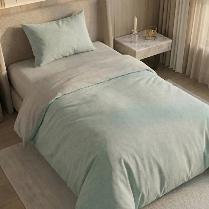 SINGLE BEDROOM SET 3 PIECES MIABELLA HOME POLYCOTTON MINT