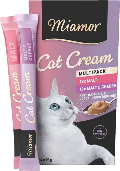 MIAMOR Cat Cream Malt - cat treats - 24x15g