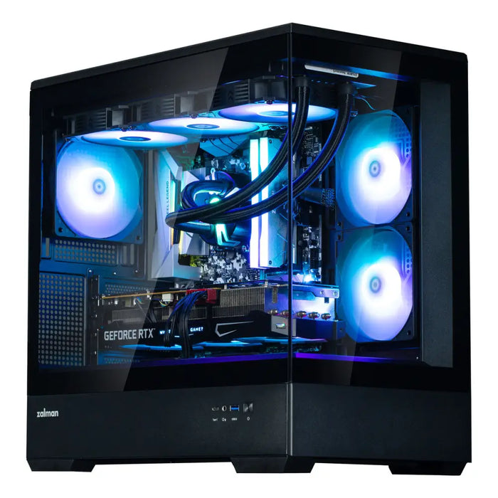 Micro ATX / Mini ITX / ATX Midtower Case Zalman P30 BW Black - Компютър Мрежи и компоненти<<<Компютри|