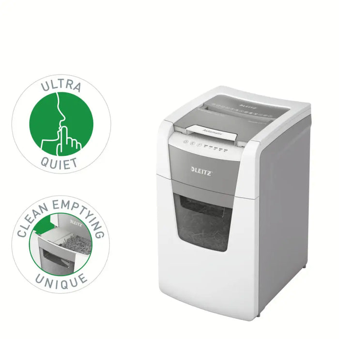 Micro-Cut Paper Shredder Leitz IQ 150 Autofeed P5 - Електроника Периферни и резервни части<<<Компютри|