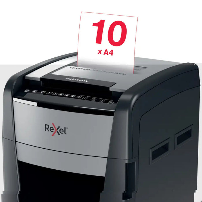 Micro-Cut Paper Shredder Rexel AutoFeed+ 600M - Електроника Периферни и резервни части<<<Компютри|