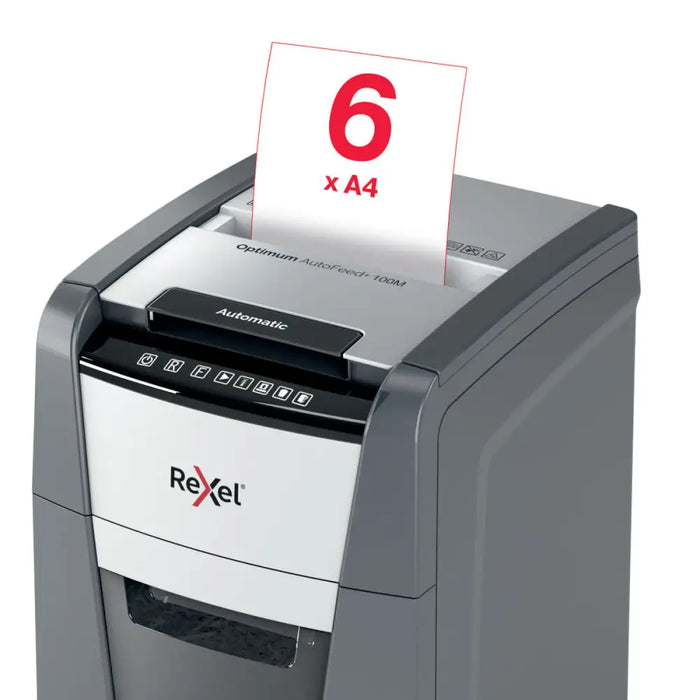 Micro-Cut Paper Shredder Rexel Optimum Auto+ 100M - Електроника Периферни и резервни части<<<Компютри|