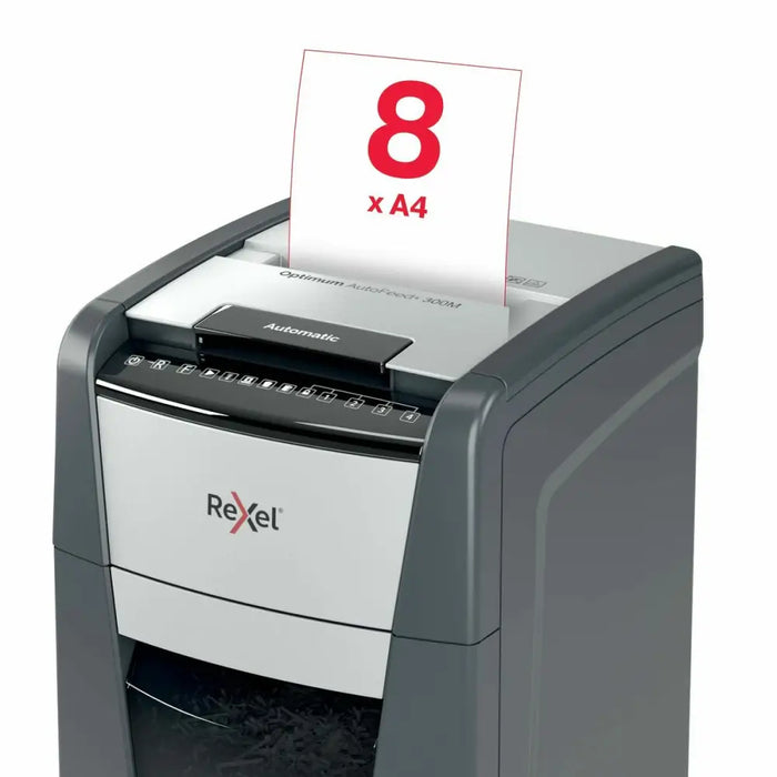 Micro-Cut Paper Shredder Rexel Optimum Auto+ 300M 60 L - Електроника Периферни и резервни части<<<Компютри|