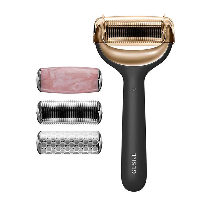 Micro Needle Face&Body Roller 9in1 Geske with APP (gray) - Massagers<<<Facial care devices<<<Health