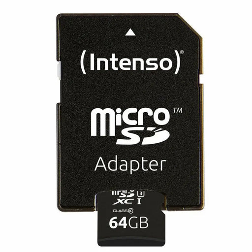 Micro SD Card INTENSO 3433490 64GB - Компютър Мрежи и компоненти<<<Компютри| Електроника<<<BigBuy&&&Карти с