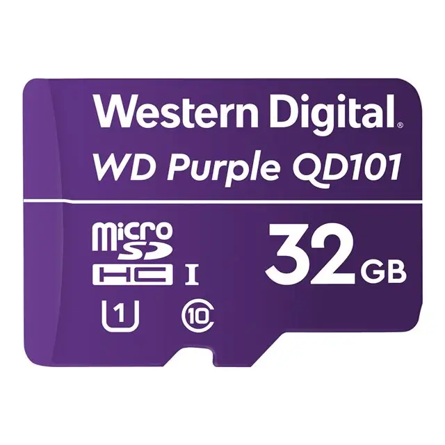 Micro SD Card Western Digital WD Purple SC QD101 32 GB - Памети SD<<<Памети<<<Компоненти<<<ALSO&&&Карти с