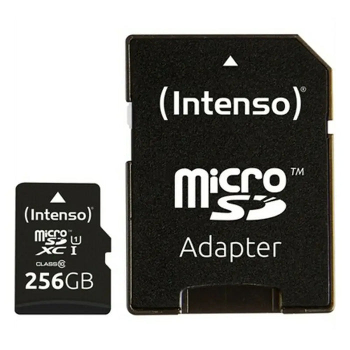 Micro SD Memory Card with Adaptor INTENSO 3423492 256 GB 256 GB - Компютър Мрежи и компоненти<<<Компютри|