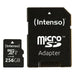 Micro SD Memory Card with Adaptor INTENSO 3423492 256 GB 256 GB - Компютър Мрежи и компоненти<<<Компютри|