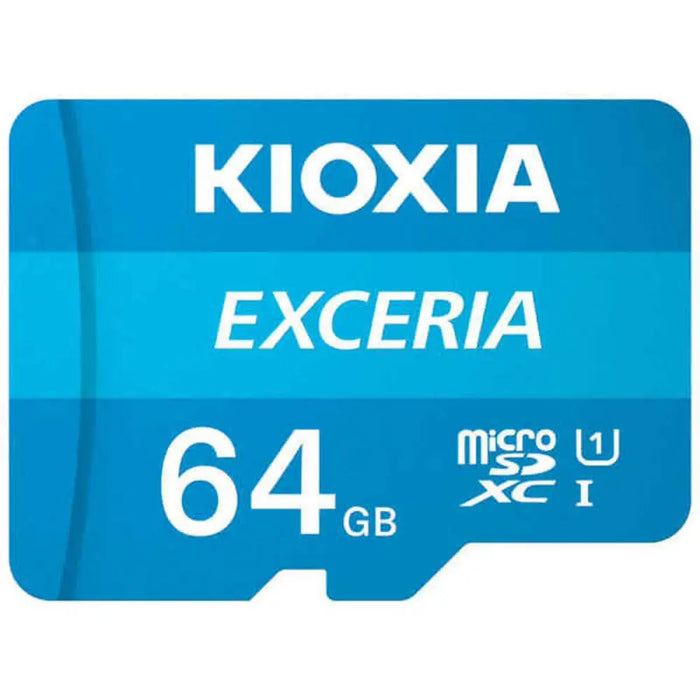 Micro SD Memory Card with Adaptor Kioxia Exceria UHS-I Class 10 Blue - Компютър Мрежи и компоненти<<<Компютри|