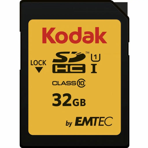 Micro SD Memory Card with Adaptor Kodak SDHC32GBCLASS10U1 32 GB SDHC UHS-I Class 10 - Компютър Мрежи и