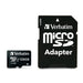 Micro SD Memory Card with Adaptor Verbatim 44085 - Карти с памет<<<Компютър Мрежи и компоненти<<<Компютри|
