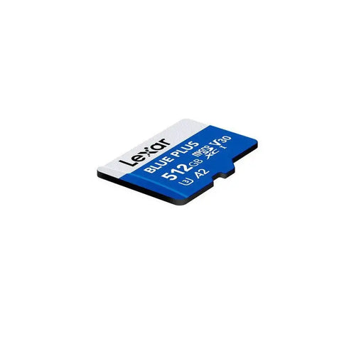 Micro SDXC 512GB 170MB/s UHS-I,A2,V30,U3,BLUE LEXAR - Карти памет<<<Устройства за съхранение на данни<<<AmperelB2B