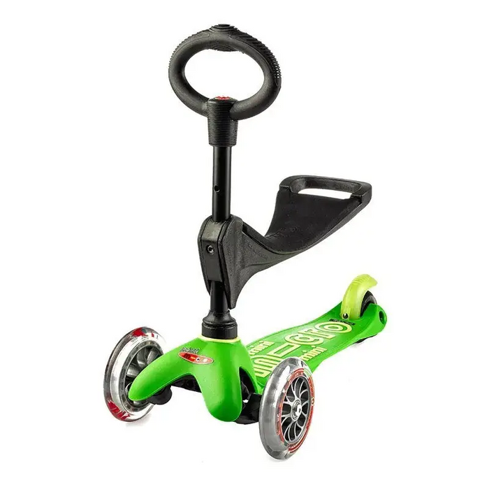 Micro three-wheeled scooter/rider Mini 3in1 Deluxe Green - Traditional scooters (for children)SRE-HUL<<<(Games