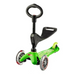 Micro three-wheeled scooter/rider Mini 3in1 Deluxe Green - Traditional scooters (for children)SRE-HUL<<<(Games